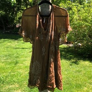 Free People Short Sleeve Dress